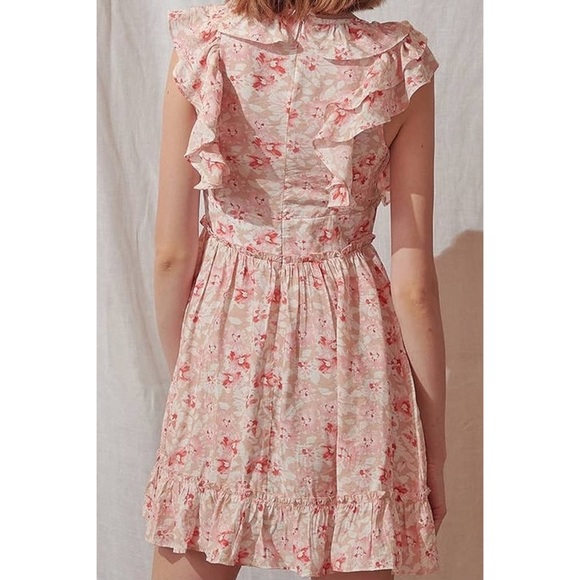 🌸 Storia, Prosecco Rosé Ruffled Mini Dress - Picture 4 of 16